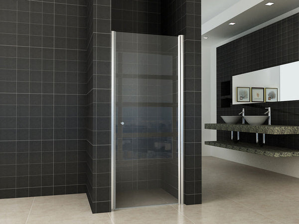 Between niche door 800 x 2000 x 8 mm nano clear glass/chrome