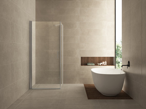Salone douchecabine | 1 draaideur | 100x100x200cm | 8 mm nano helder glas/chroom