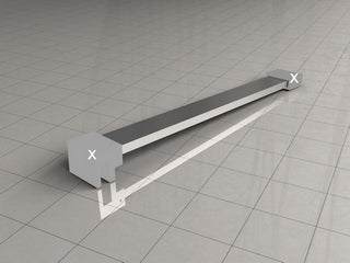 Wiesbaden losse vierkante stabilisatiestang 100cm - WDtegels