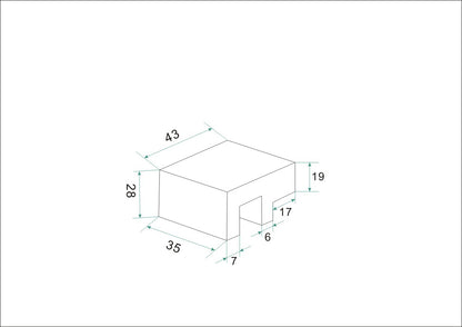 Wiesbaden haakse glaskoppeling tbv stabilisatiestang