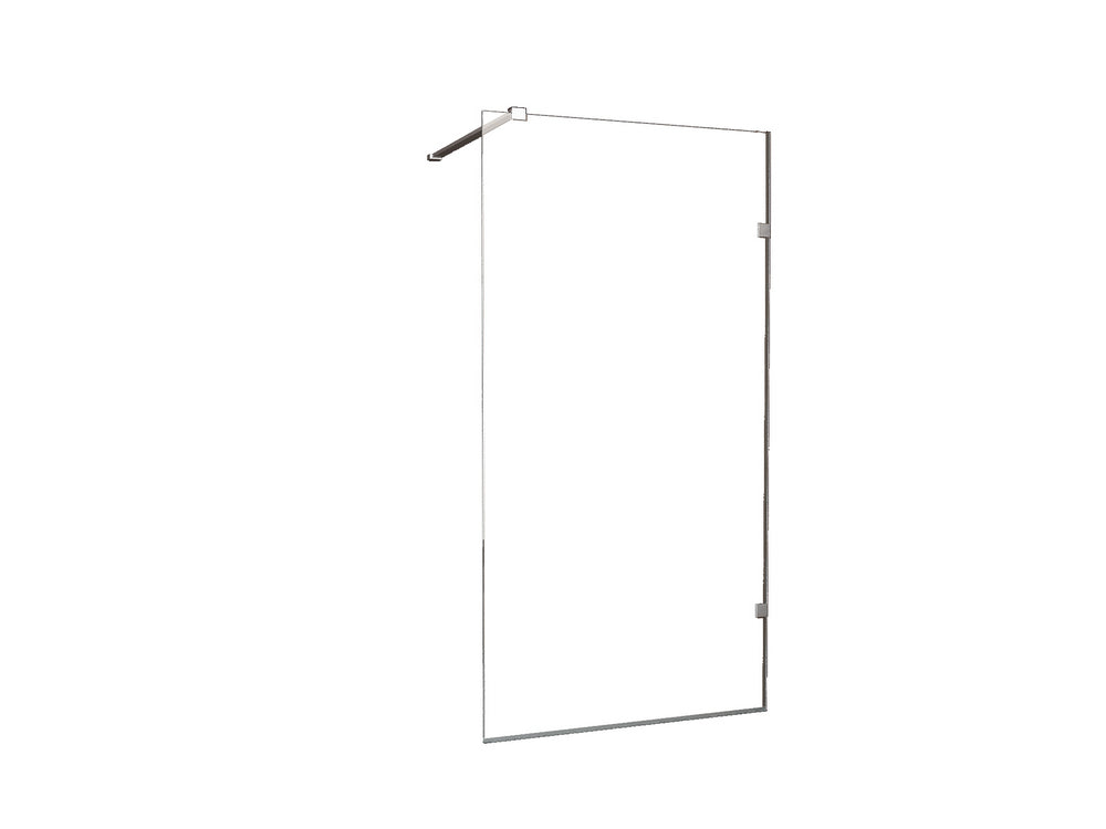 Wiesbaden profielloze inloopdouche 80x200 cm - 8mm NANO glas - WDtegels