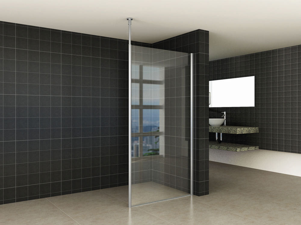Set verticale plafond stabilisatiestang chroom - WDtegels