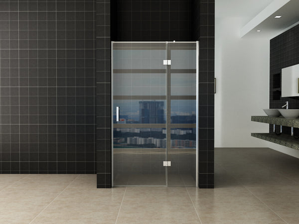 Wiesbaden niche swing door + fixed panel 80 (60-20) x 200 cm NANO