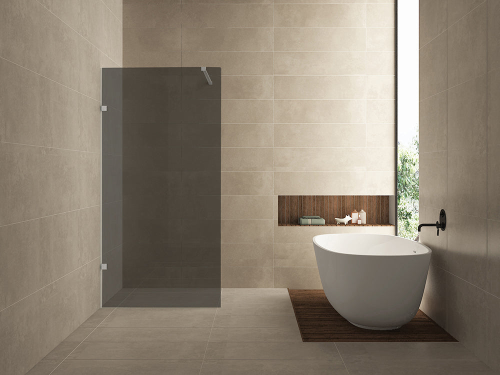 Less glasplaat 900 x 2000 x 8 mm nano rookglas - WDtegels