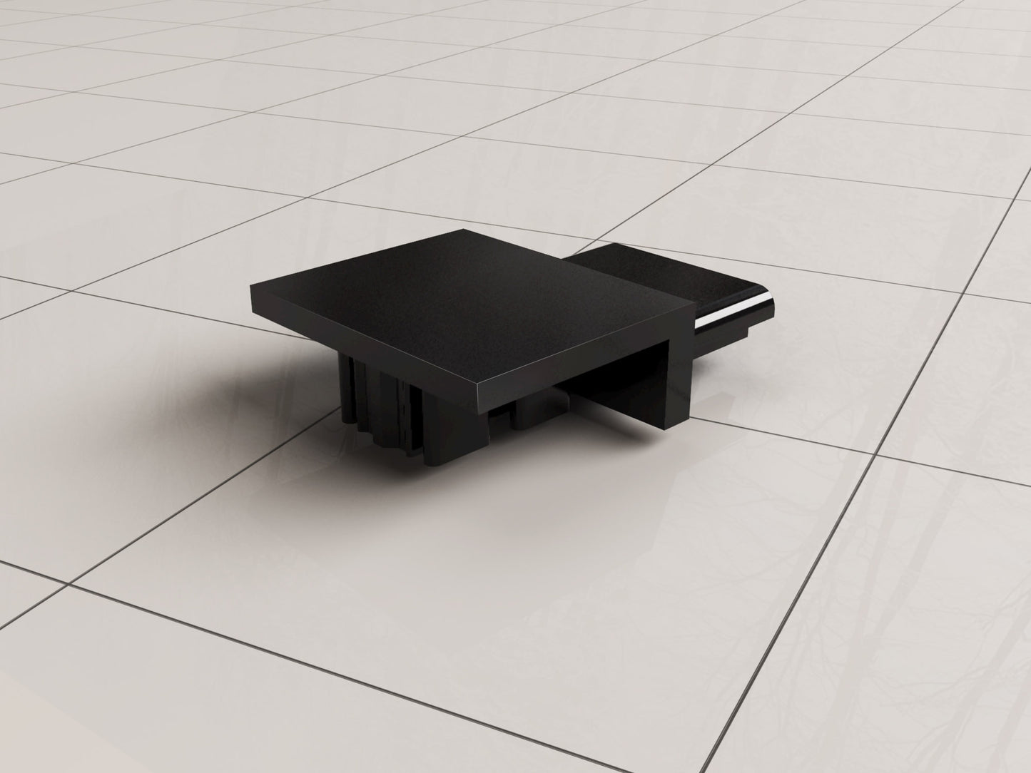 Maaz stabilisatiestang 120 cm mat zwart - WDtegels
