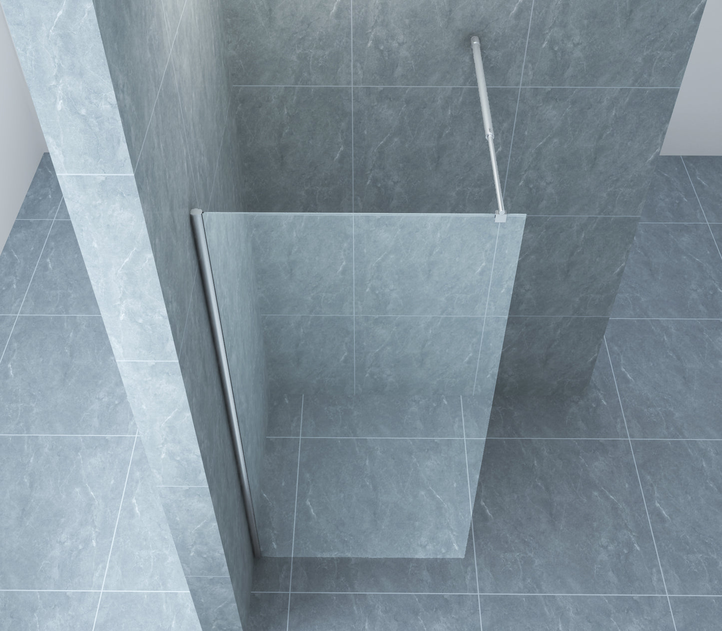 Wiesbaden Eco zijwand voor Eco nisdeur | 90x195cm | 6mm - WDtegels