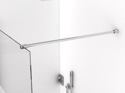 Eco inloopdouche 1100 x 2000 x 8 mm nano helder glas/chroom - WDtegels