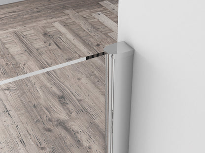 Eco inloopdouche 1100 x 2000 x 8 mm nano helder glas/chroom - WDtegels