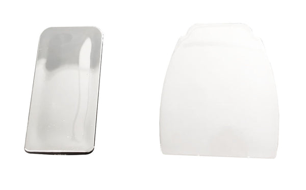 Tapa de cubierta de plástico cromado para perfil de pared