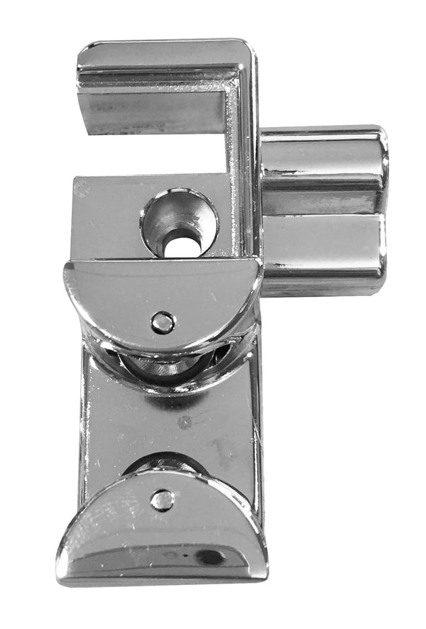 Guía de puerta de metal cromado para puerta izquierda