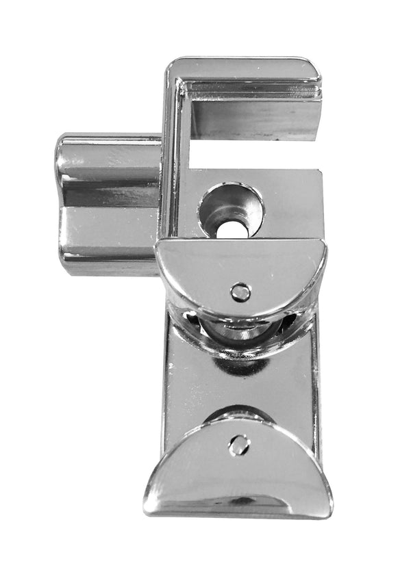 Guía de puerta de metal cromado para puerta derecha