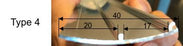 aluminium afdekstrip 200cm wandprofiel type 4 - WDtegels