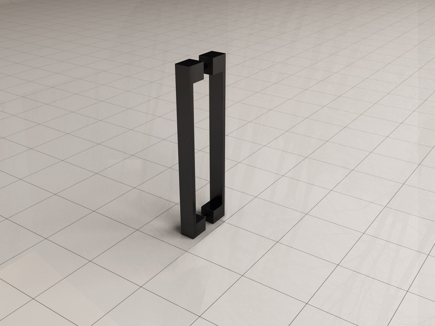 Deurgreep type 5 22,5 cm mat zwart - WDtegels