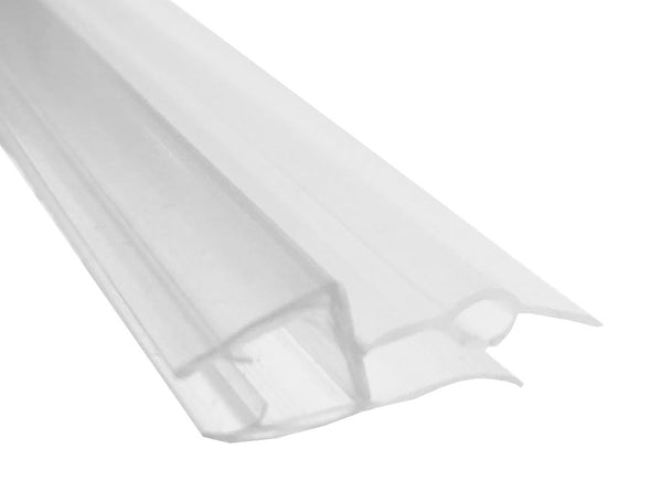 rubberen waterkering 93 x 0,6 cm transparant
