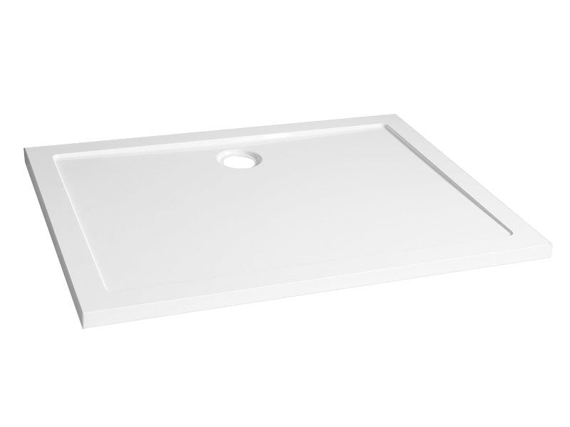 Douchebak rechthoek 120 x 90 x 4 cm acryl glans wit - WDtegels