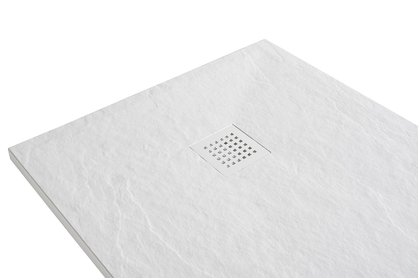 Stonea douchebak antislip composiet 800x900x30 mm inkortbaar mat wit - WDtegels