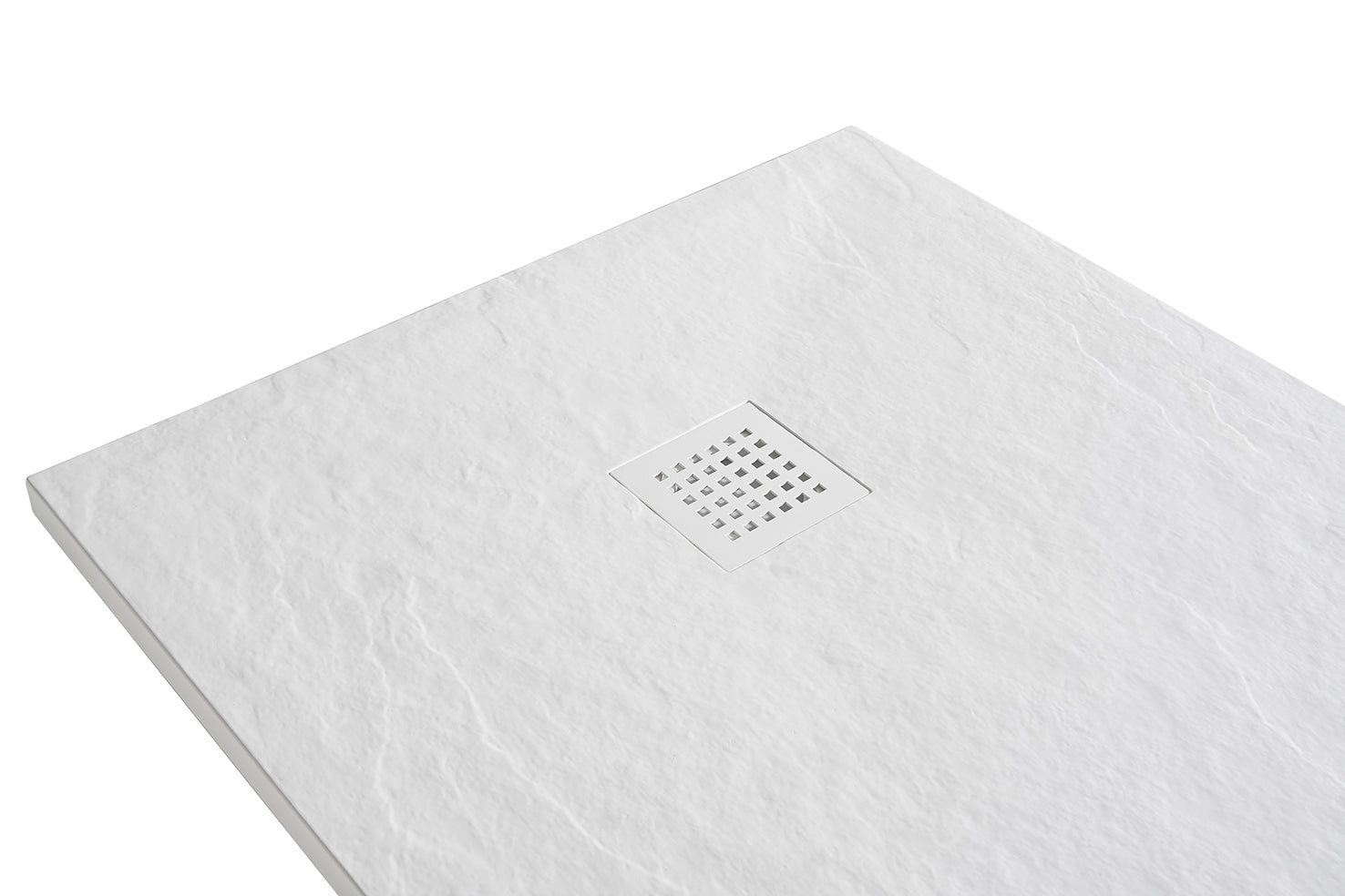 Stonea douchebak antislip composiet 800x900x30 mm inkortbaar mat wit - WDtegels