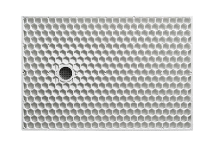 Stonea douchebak antislip composiet 800x1200x30 mm inkortbaar mat wit - WDtegels