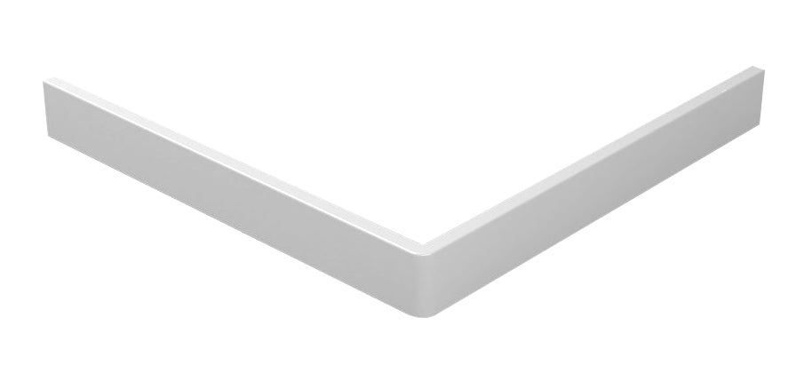 Voorzetpaneel met poten voor douchebak 90 x 90 x 4 cm glans wit - WDtegels