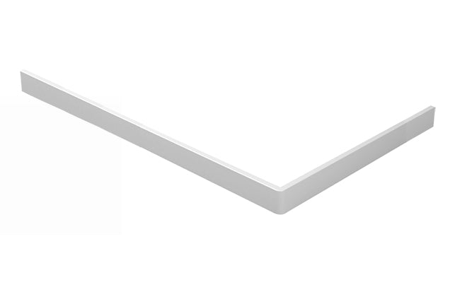 Voorzetpaneel met poten voor douchebak 160 x 90 x 4 cm glans wit - WDtegels