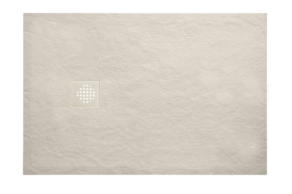 Stonea douchebak antislip composiet | 90x120x3cm | Inkortbaar | Beige