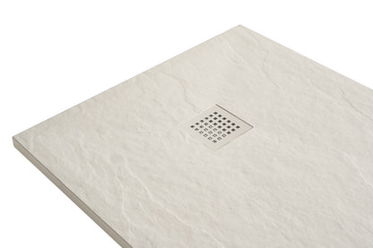 Stonea douchebak antislip composiet 900x1600x30 mm inkortbaar beige - WDtegels