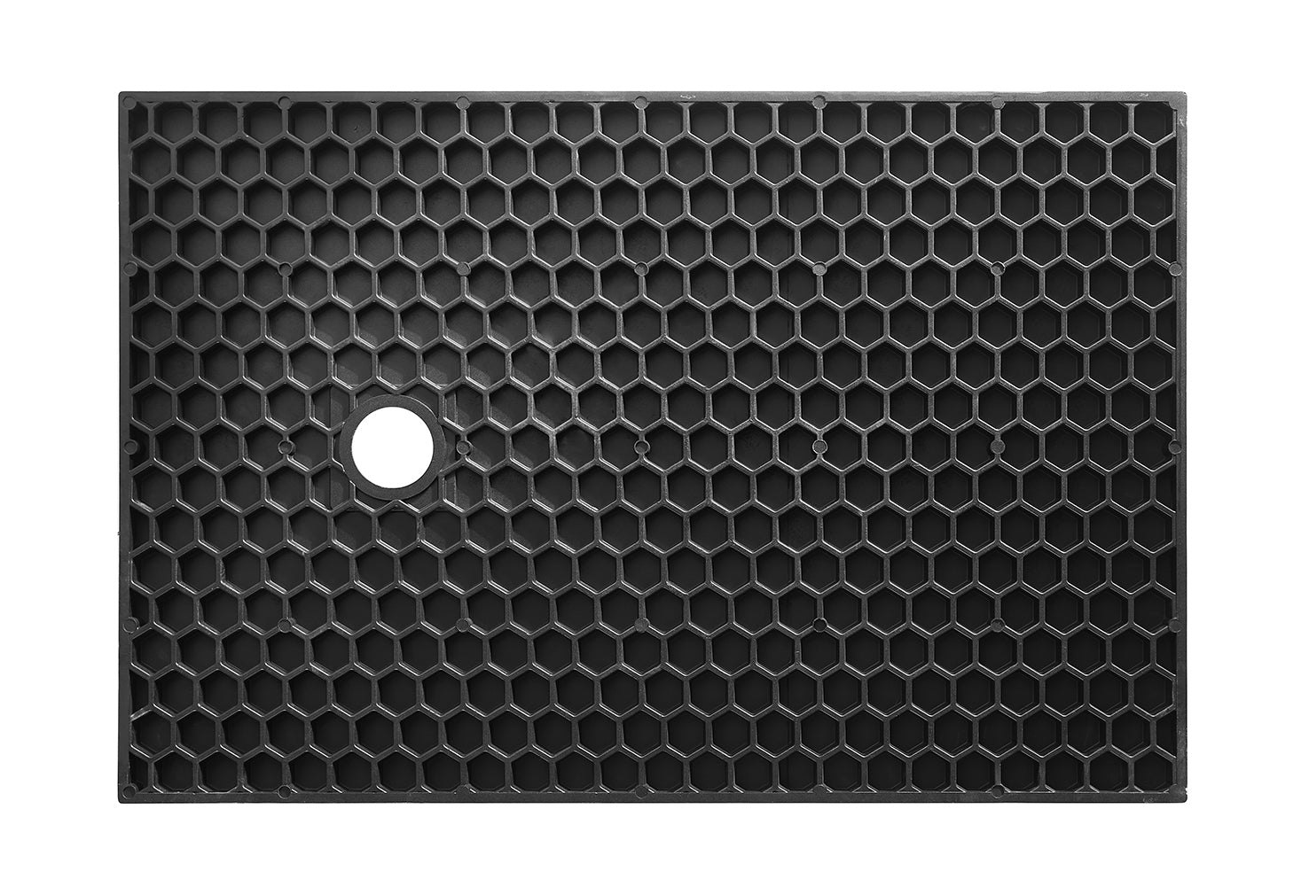 Stonea douchebak antislip composiet 900x900x30 mm inkortbaar mat zwart - WDtegels