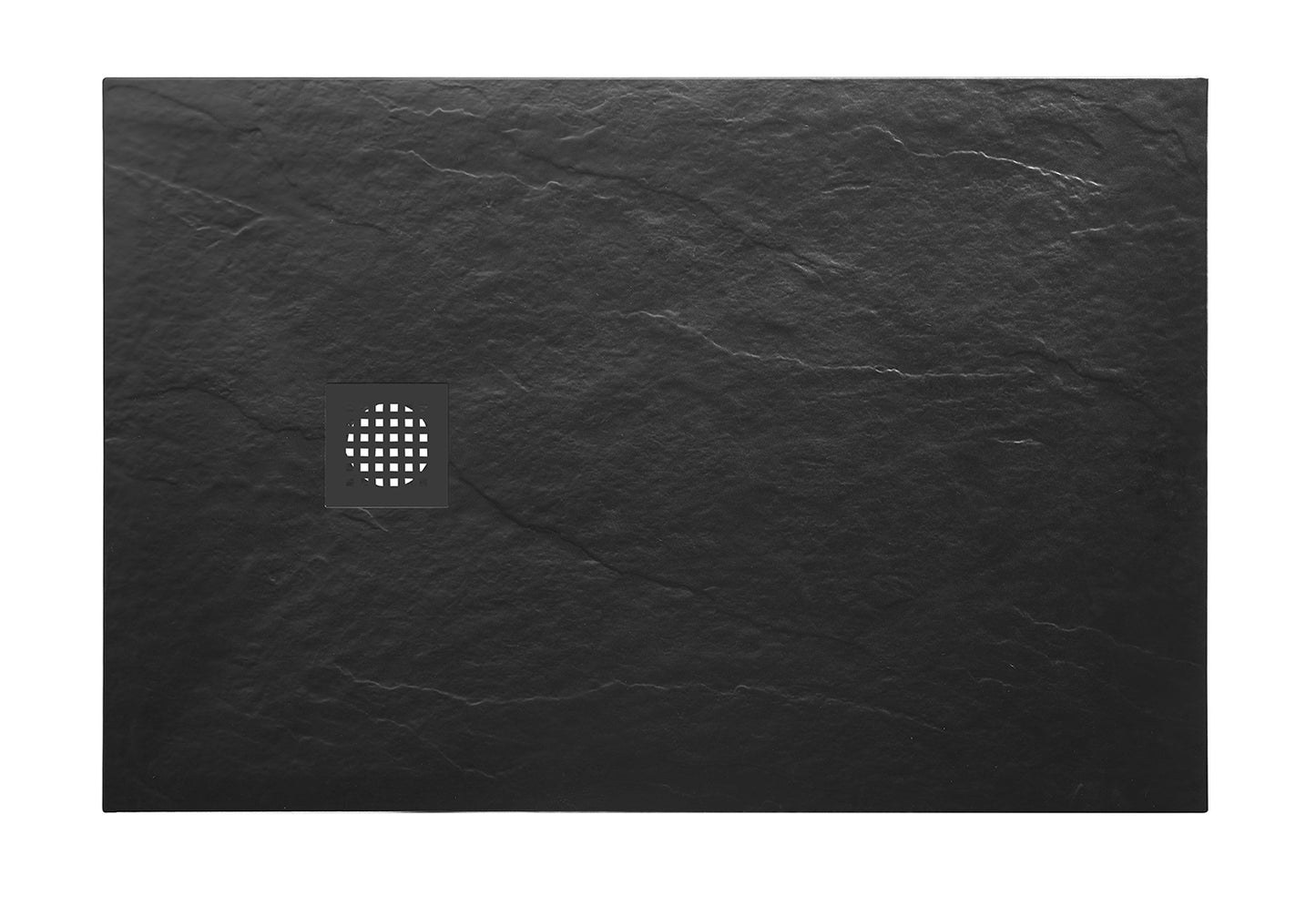 Stonea douchebak antislip composiet 900x1600x30 mm inkortbaar mat zwart - WDtegels