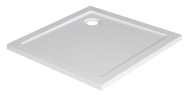 luxe douchebak SMC vierkant | 80x80x4cm | wit