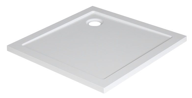 luxe douchebak SMC vierkant 900x900x40 wit - WDtegels