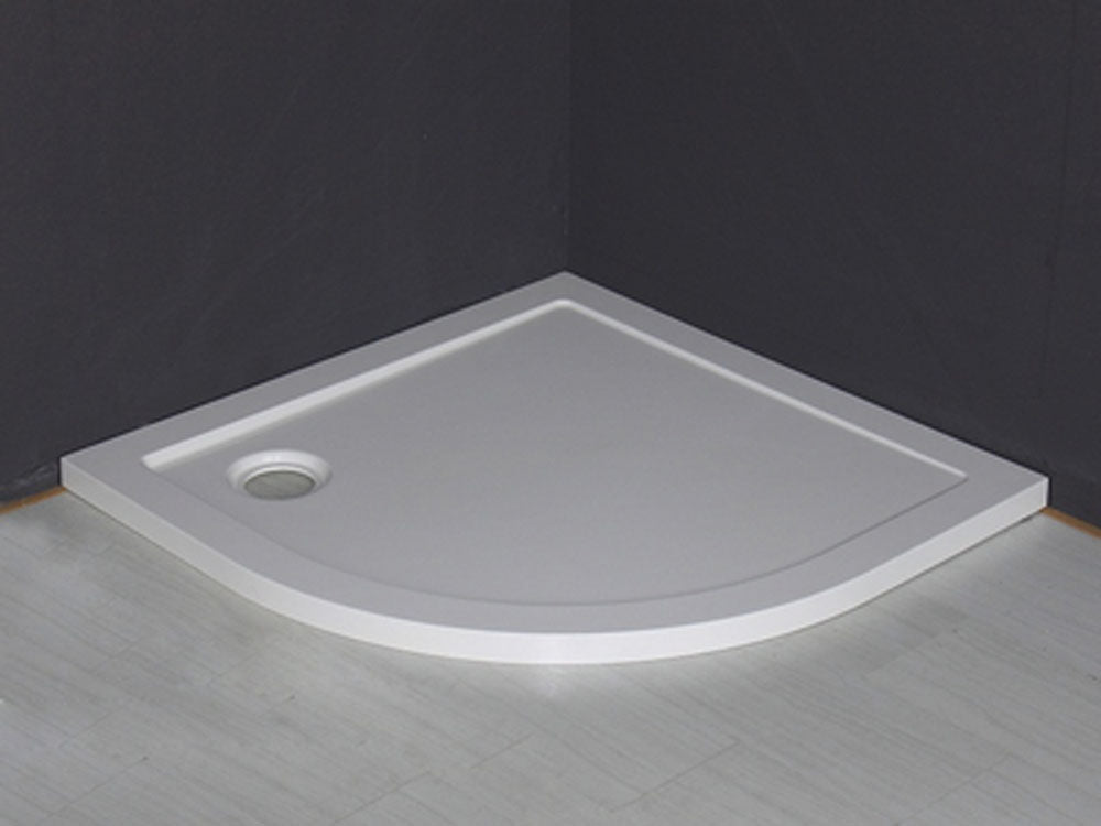 Wiesbaden luxe douchebak SMC 1/4 rond 900x900x40 inbouw wit - WDtegels