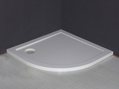 Wiesbaden luxe douchebak SMC 1/4 rond 900x900x40 inbouw wit - WDtegels