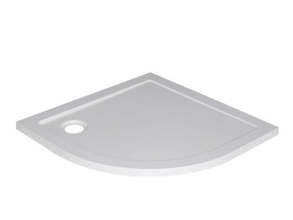 Wiesbaden luxe douchebak SMC 1/4 rond | 90x90x4cm | Inbouw wit