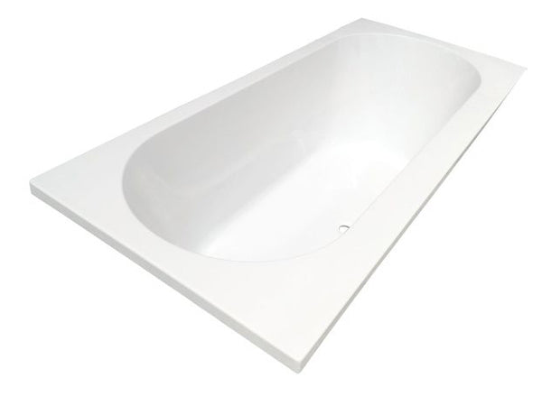 Wiesbaden Portus RD built-in bathtub 180x80x49 cm white DUO