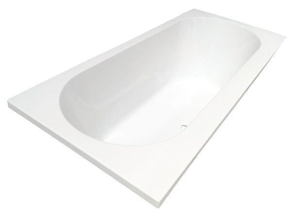 Portus RD inbouw duo ligbad 170x70x43 cm glans wit - WDtegels