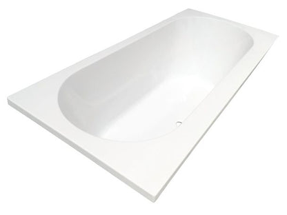 Portus RD inbouw duo ligbad 170x70x43 cm glans wit - WDtegels