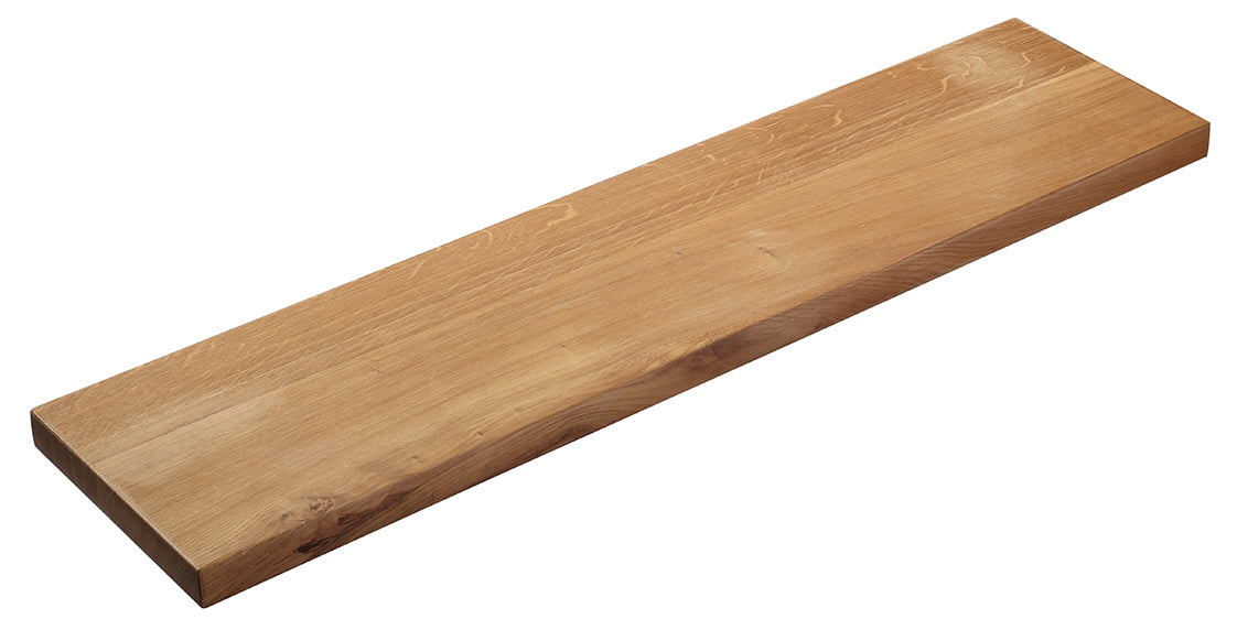 Wiesbaden OAK bath shelf, straight, 80x20x3