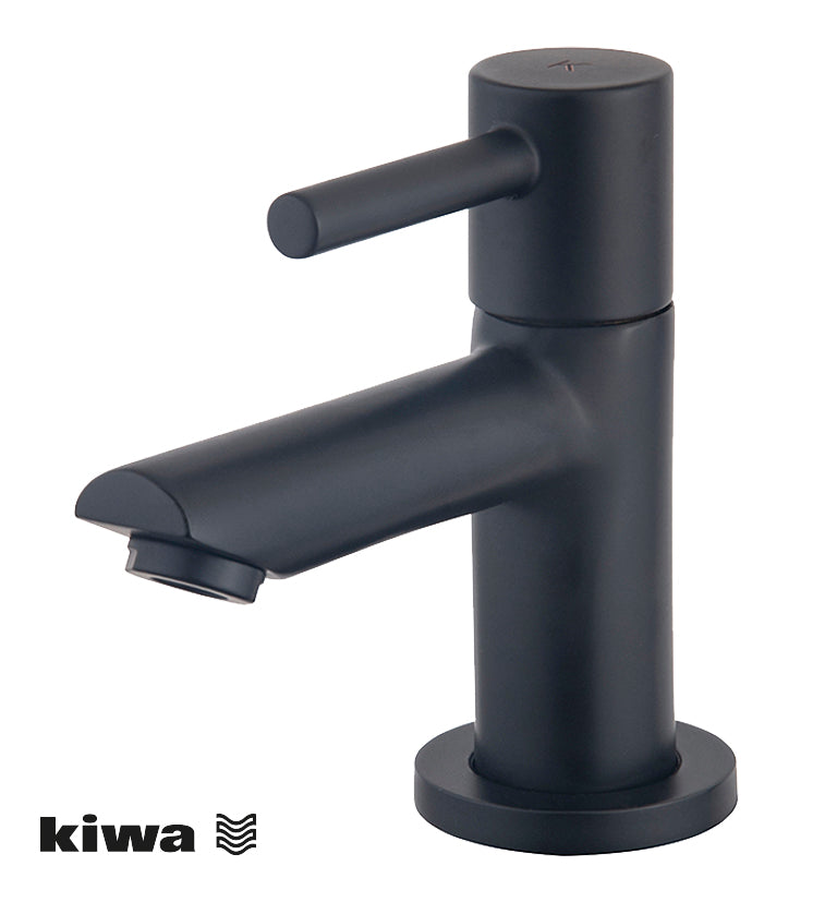 Caral Amador fonteinkraan Kiwa 1/2'' mat zwart - WDtegels