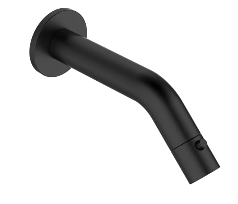 Grifo de lavabo Metro de pared de 1/2" | Negro mate