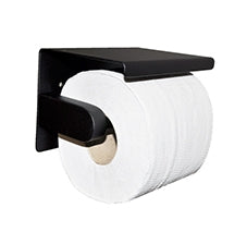 Wiesbaden Brush toiletrolhouder mat-zwart - WDtegels