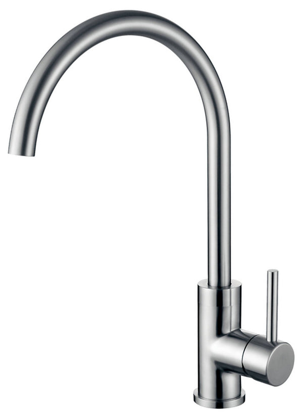 Grifo de cocina Austin con coldstart | Acero inoxidable cepillado