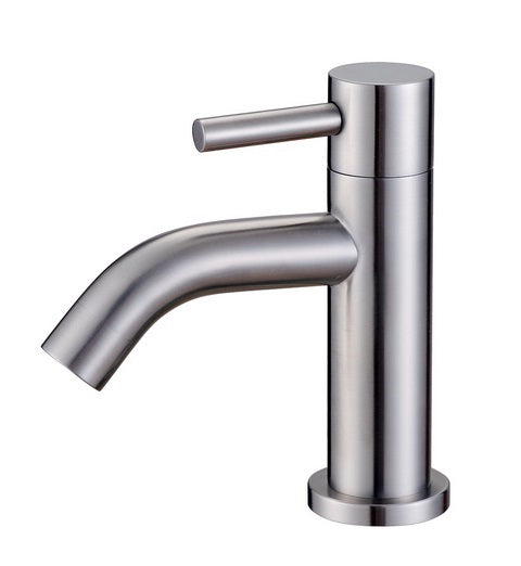 Grifo de cocina 304 1/2" | Acero inoxidable cepillado
