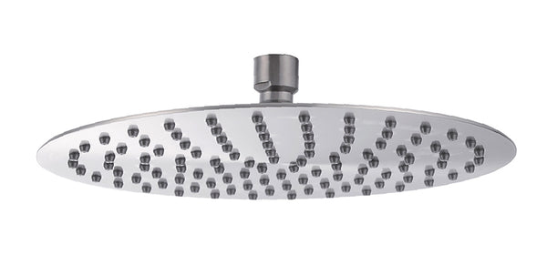 304 hoofddouche rond | 25cm | Geborsteld RVS