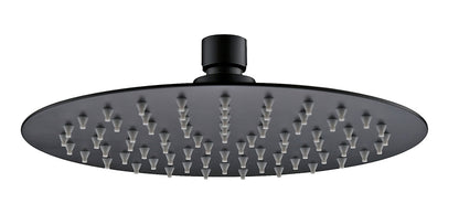 Tivaro hoofddouche rond 25 cm mat zwart - WDtegels