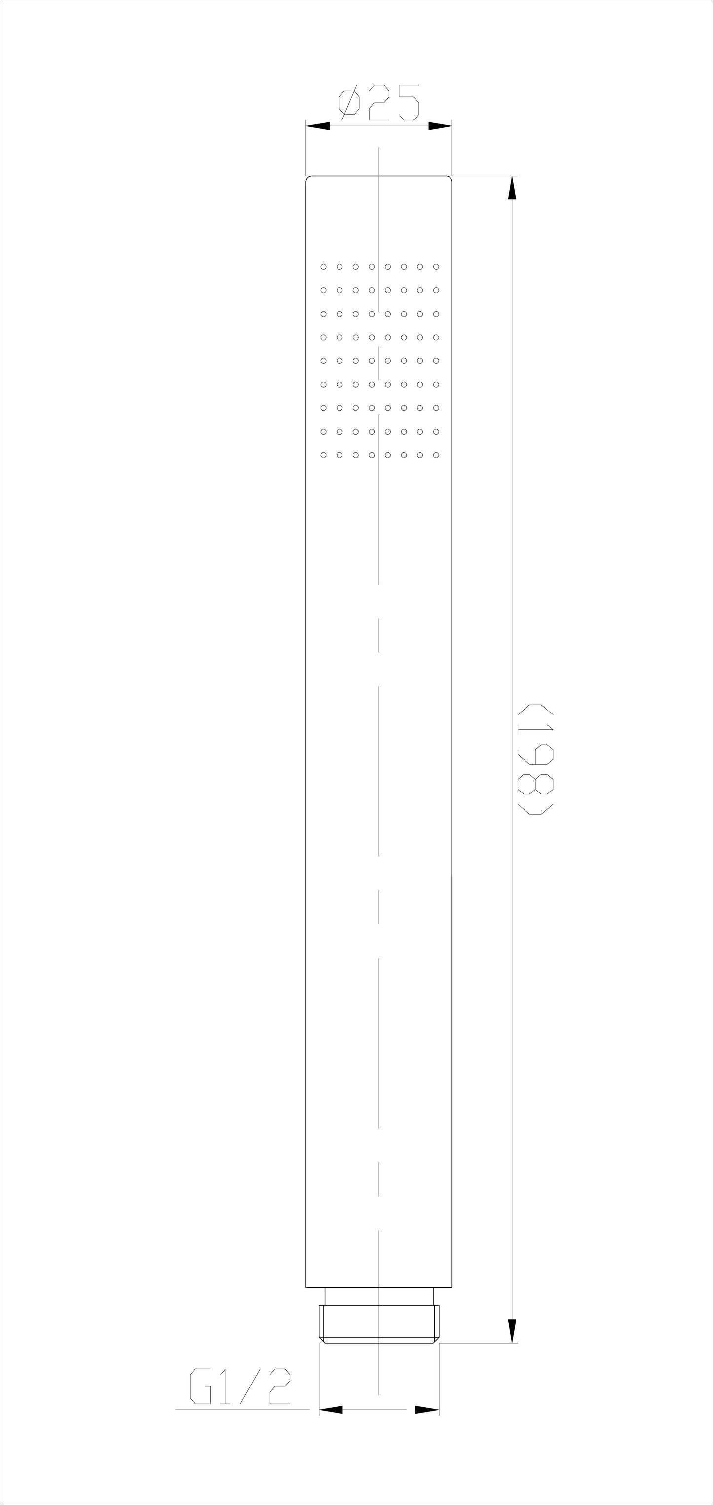 Caral staafhanddouche RVS 8718858071579