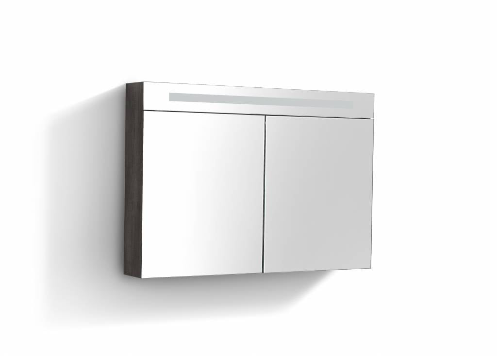 Spiegelkast 80 met LED verlichting Century Oak