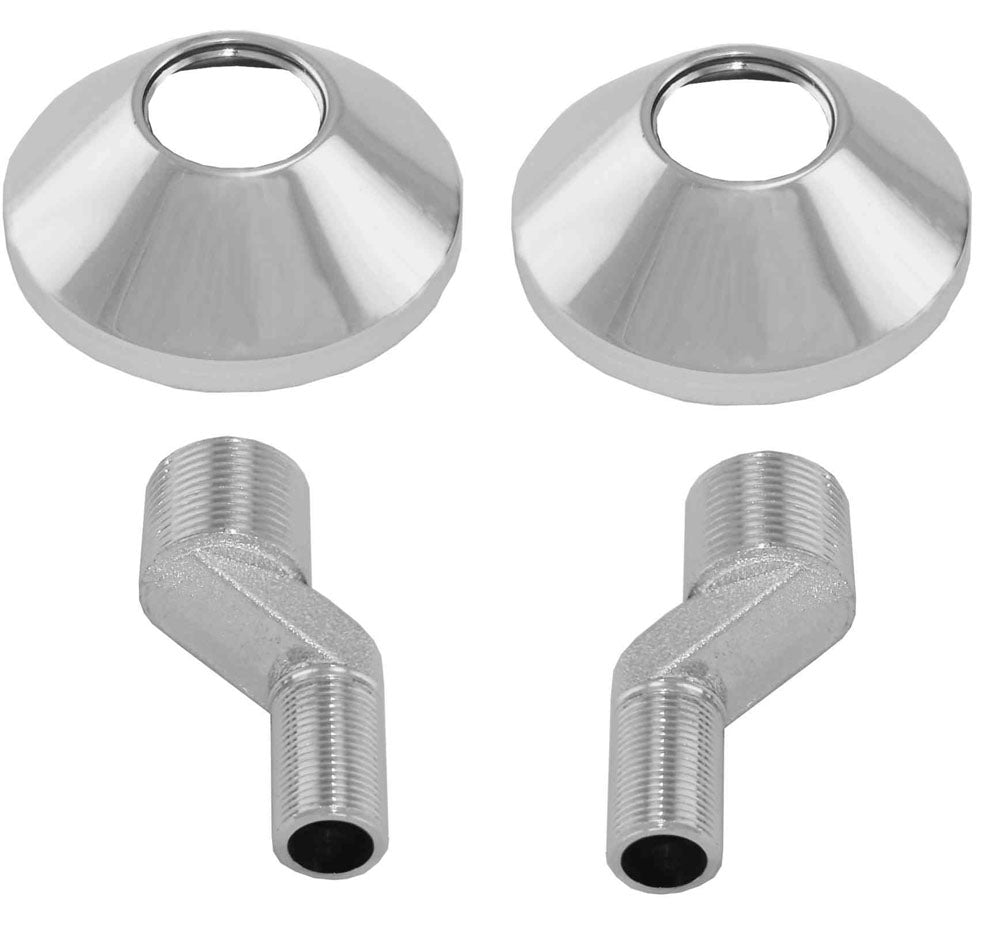 Set S-koppelingen 3/4 inchx3/8 inch grote sprong