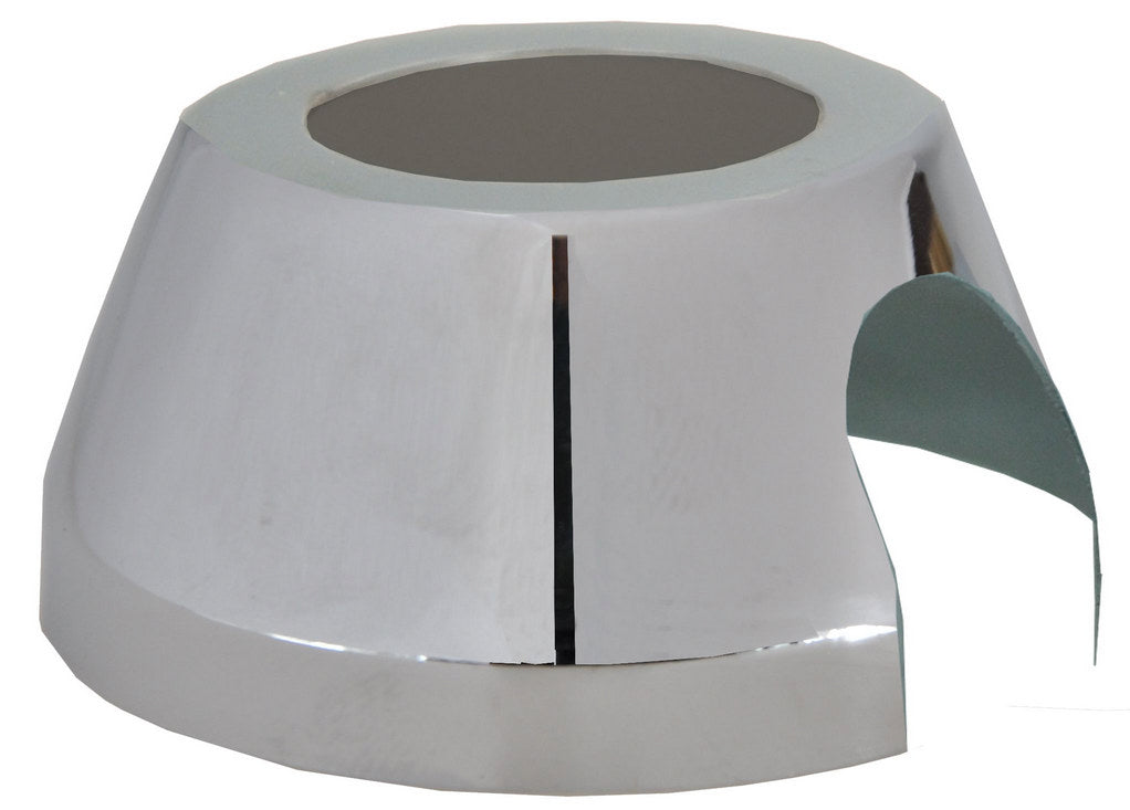 Rozet voor muurplaatkoppeling 1/2 inch x 12mm chroom