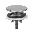 Stainless steel tap hole plug chrome 40mm