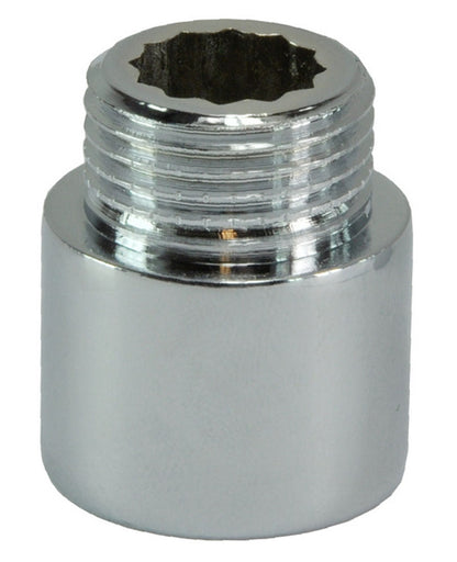 Kraanverlengkoppeling 1/2 x 20 chroom